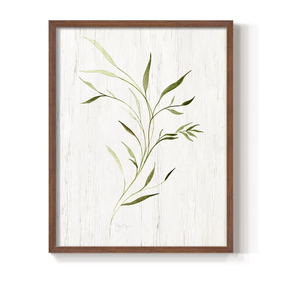 Windblown Leaves II Framed Print - Solid Wood in Single Picture Frame Solid Wood 2 Framed Print