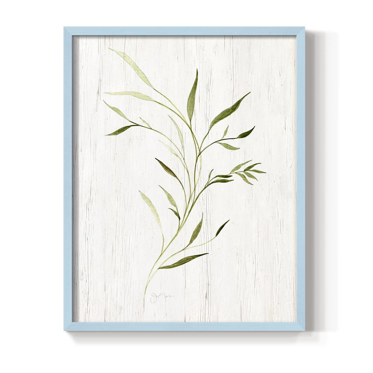 Windblown Leaves II Framed Print - Solid Wood in Single Picture Frame Solid Wood 2 Framed Print