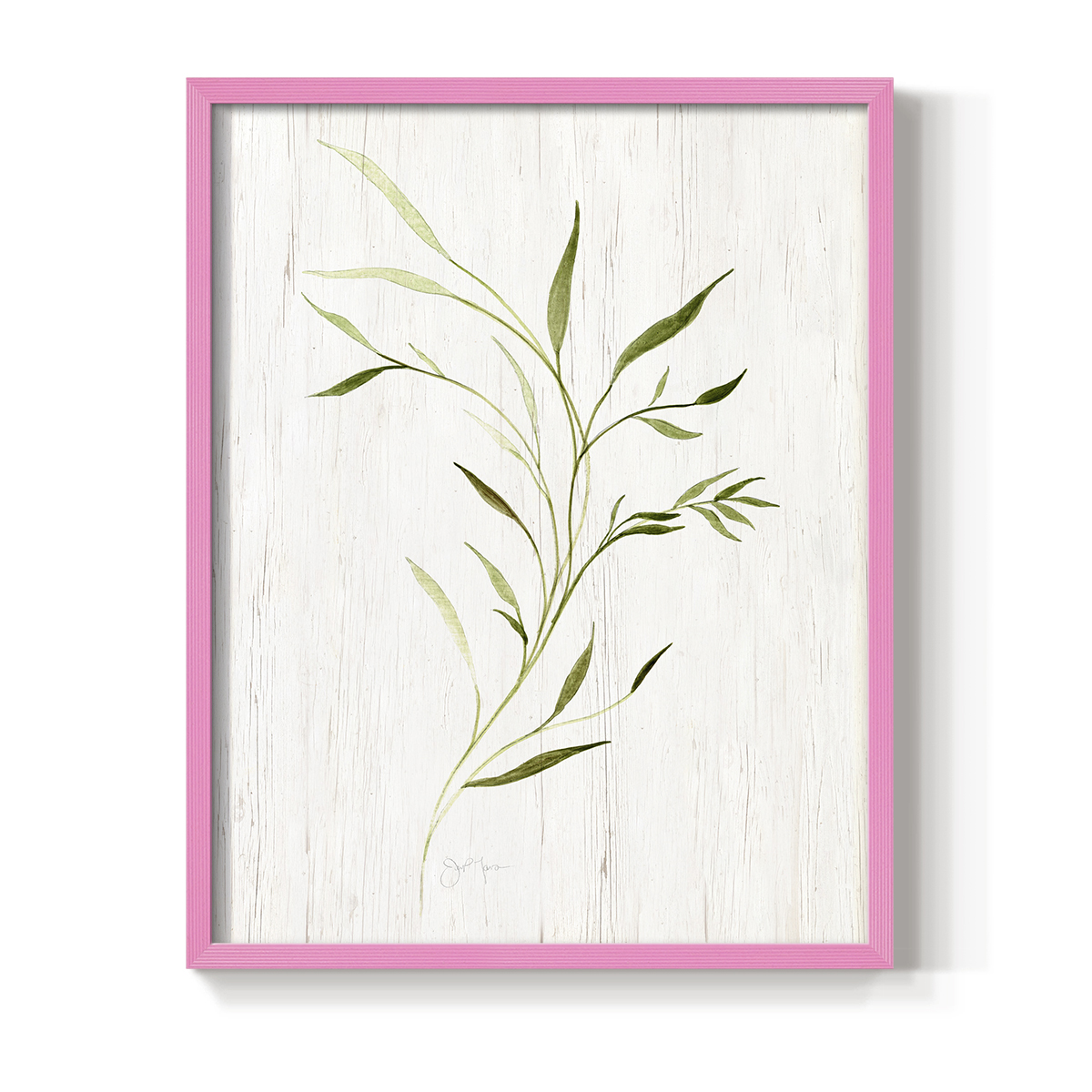 Windblown Leaves II Framed Print - Solid Wood in Single Picture Frame Solid Wood 2 Framed Print