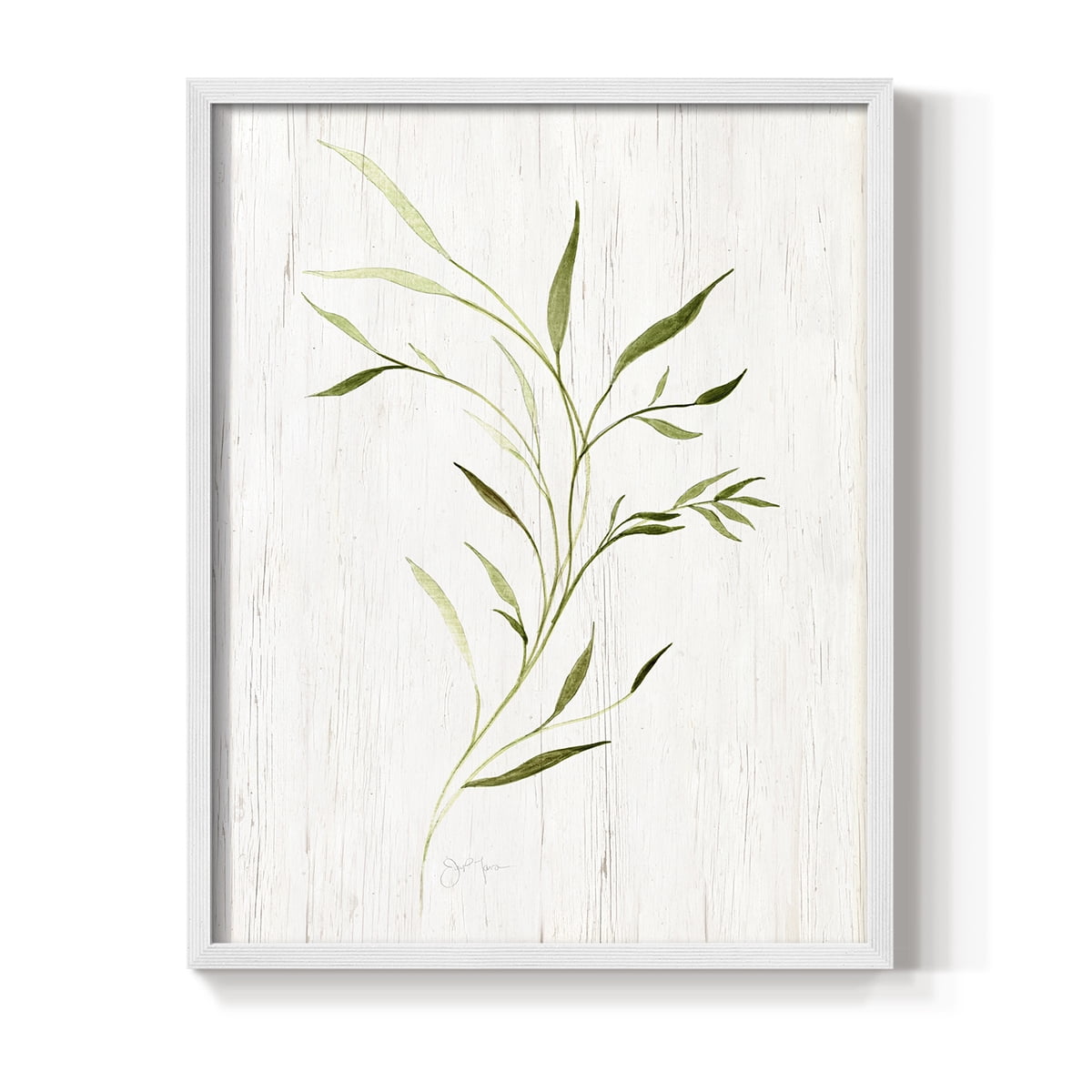 Windblown Leaves II Framed Print - Solid Wood in Single Picture Frame Solid Wood 2 Framed Print