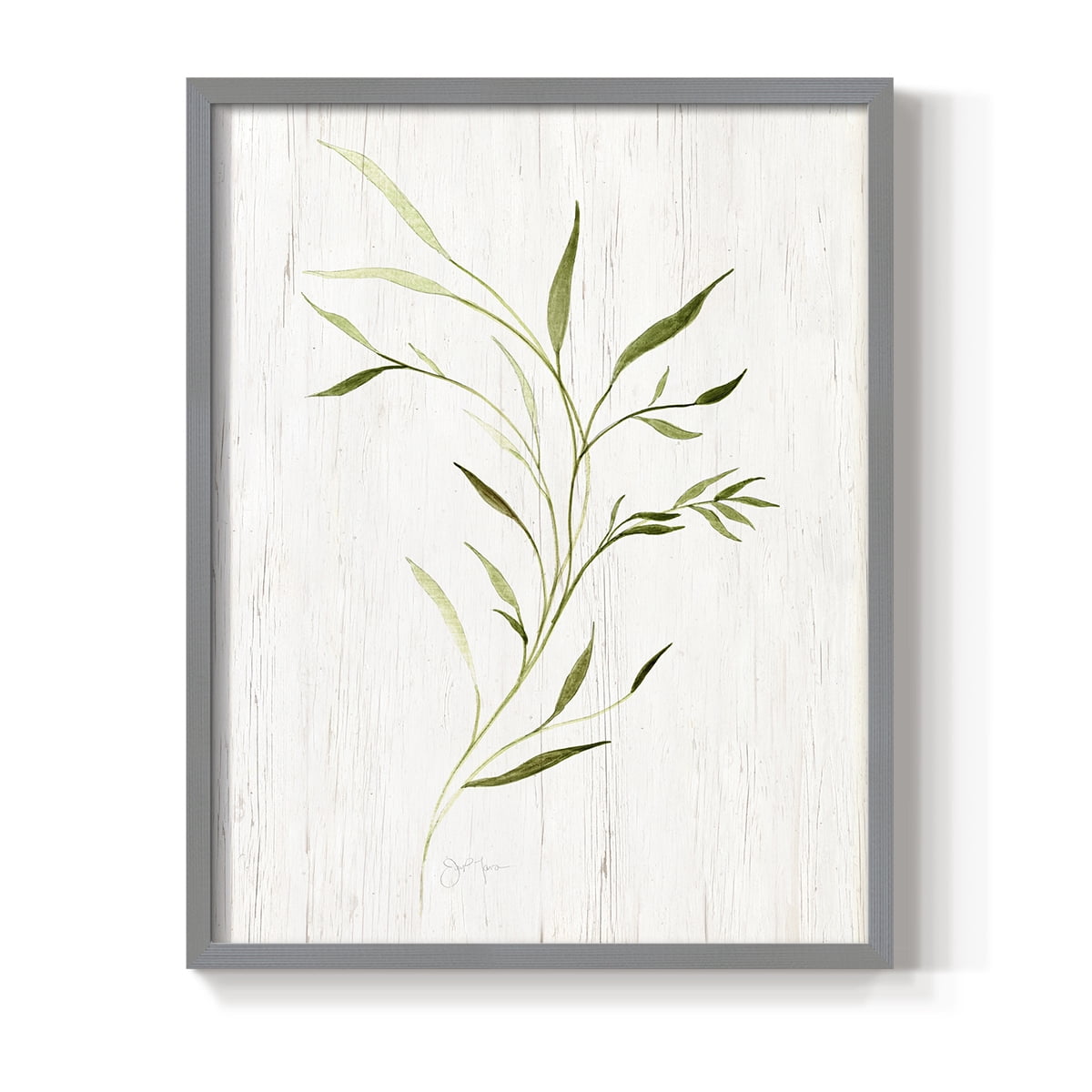 Windblown Leaves II Framed Print - Solid Wood in Single Picture Frame Solid Wood 2 Framed Print