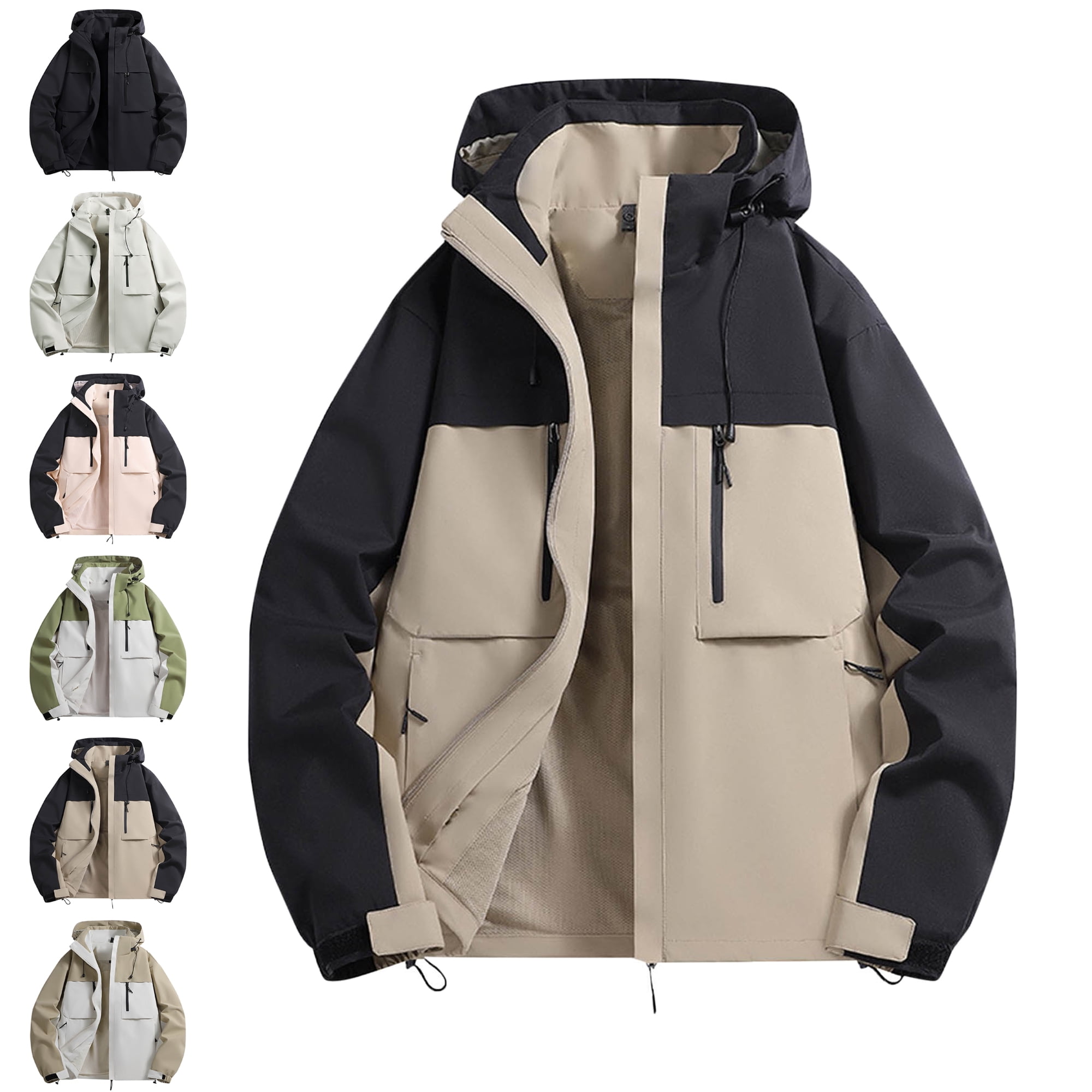 Windbreaker-Jacket-Men-s-Zip-