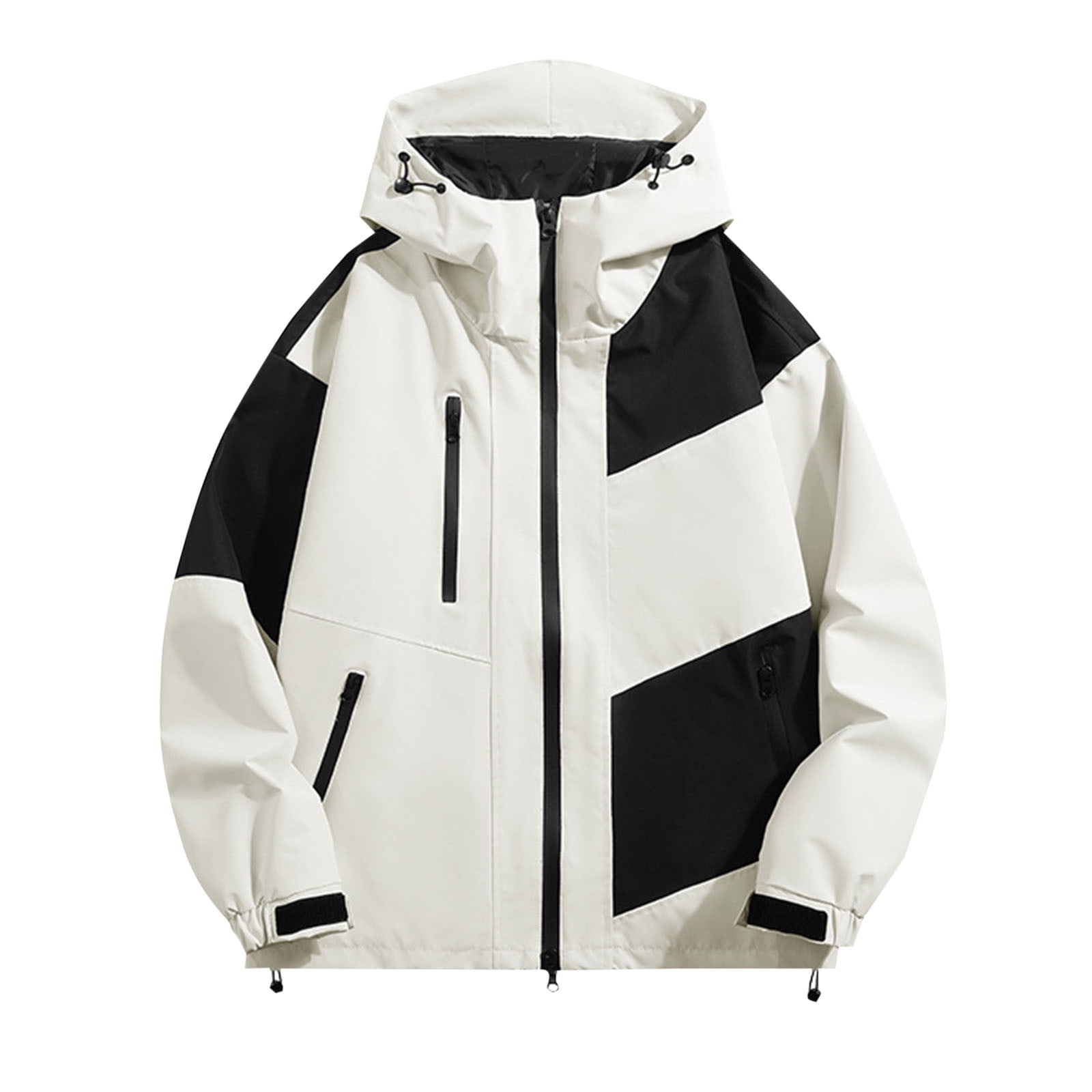 Windbreaker Jacket Men's Zip Front Windbreaker Jacket Multi Pocket