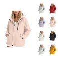 thumbnail image 1 of Windbreaker Jacket Women Lightweight Long Sleeve Windproof Waterproof Zip Up Hooded Hiking Jackets with Pockets, 1 of 5