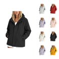 thumbnail image 1 of Windbreaker Jacket Women Lightweight Long Sleeve Windproof Waterproof Zip Up Hooded Hiking Jackets with Pockets, 1 of 5