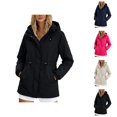 thumbnail image 1 of Windbreaker Jacket Women Spring Fall Long Sleeve Windproof Waterproof Zip Up Hooded Travel Hiking Jackets with Pockets, 1 of 5