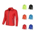 thumbnail image 1 of Windbreaker Jackets for Men Long Sleeve Windproof Outdoor Casual Zip Up Collared Jacket with Pockets Outerwear Coat, 1 of 4
