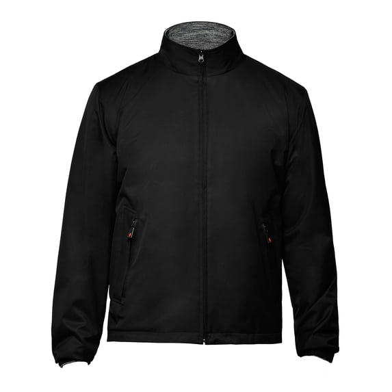 Windbreaker Reversible Sheen Knit Fleece Jacket