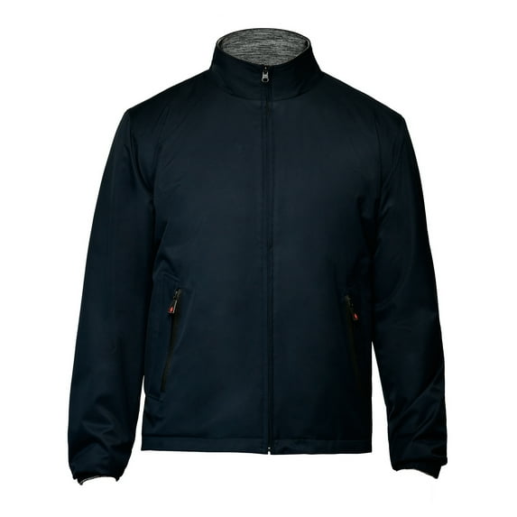 Windbreaker Reversible Sheen Knit Fleece Jacket