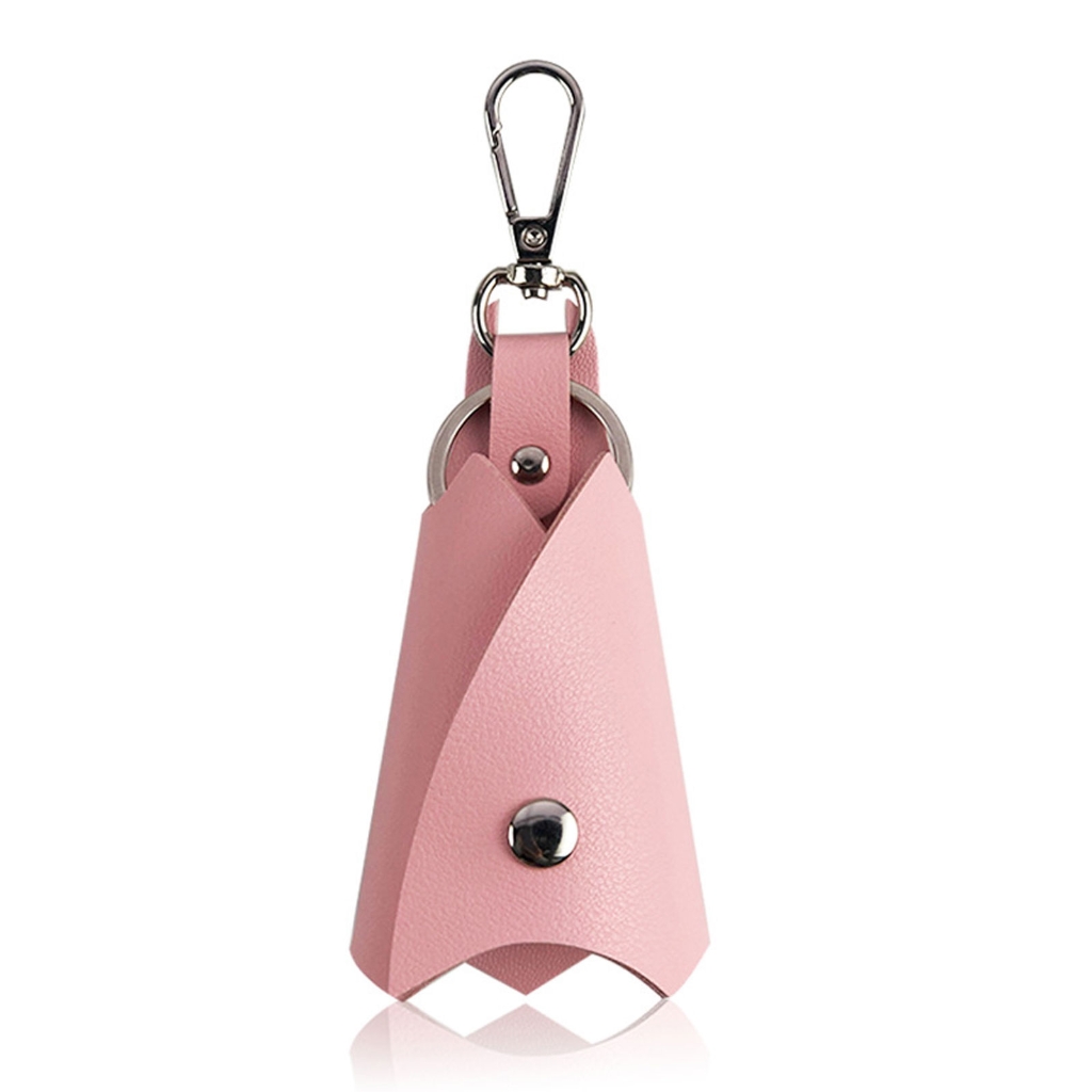 Windbreaker Shape Leather Keychain Men Women Key Holder Organizer Pouch