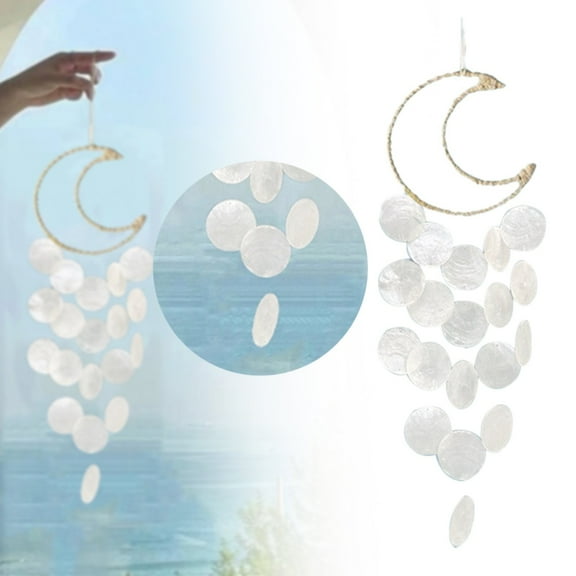 Windchime Clearance! Shishian Seashell Wind Chimes Outdoor Small Wind Chimes Unique Handmade Natural Seashell Wind Chimes For Outside Outdoor Porch Decor Clearance Sale