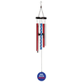 thumbnail image 1 of Dicksons God Bless Our America Red White 35 inch Aluminum Wind Chime Noisemaker, 1 of 2