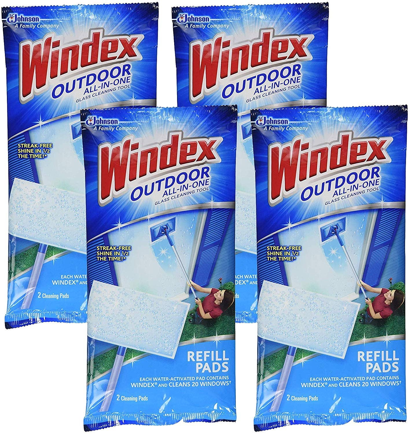Windex Outdoor All-in-One Glass Cleaning Tool Refill Pads (2-Pack) -  Bliffert Lumber and Hardware
