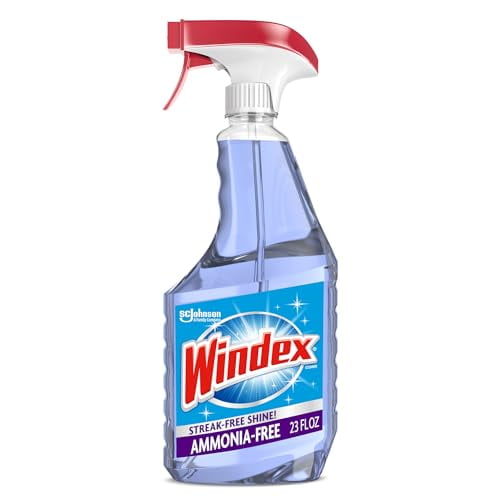 Windex AmmoniaFree Glass and Window Cleaner Spray Bottle, Bottle Made