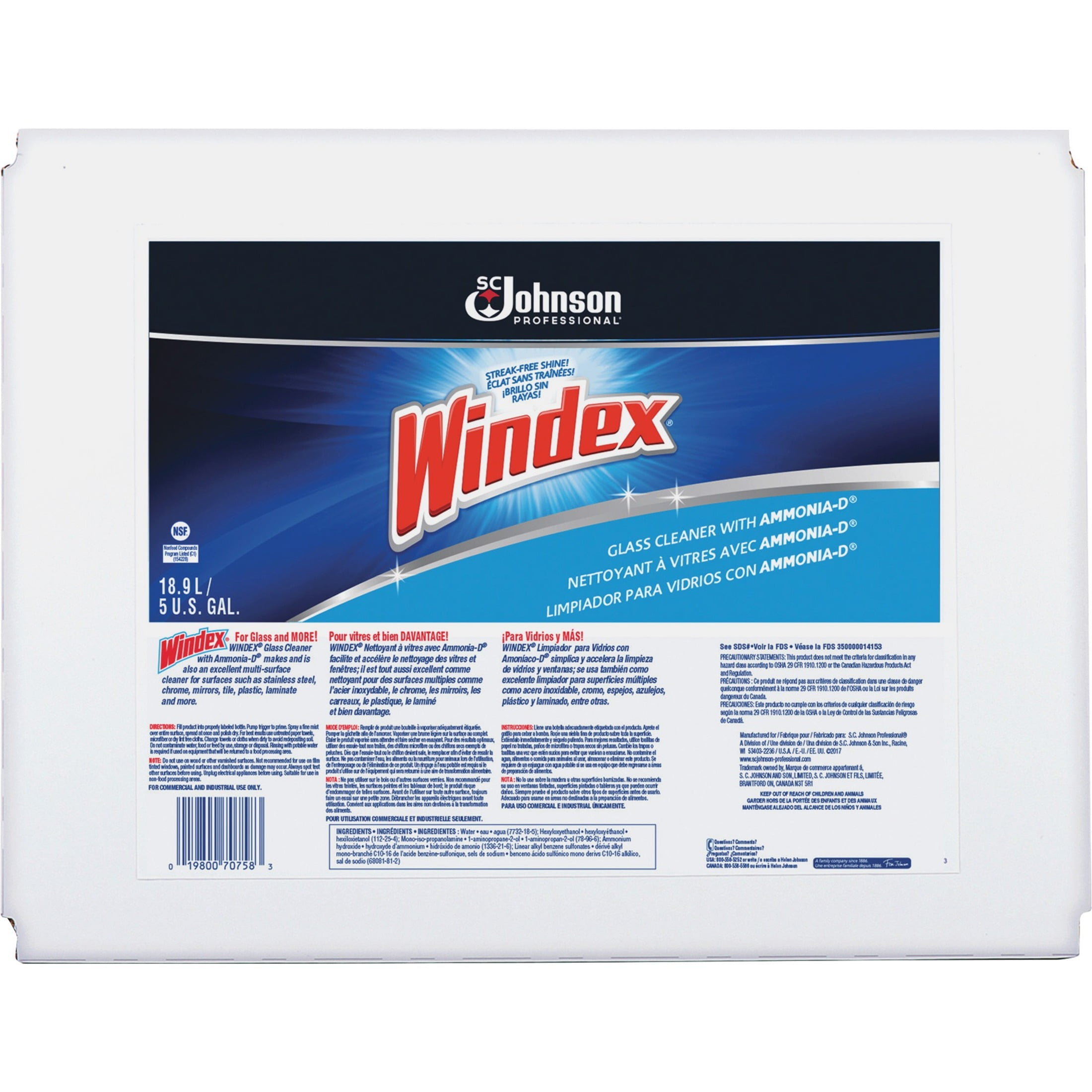 Windex Cleaner BagInABox