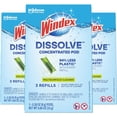 thumbnail image 1 of Windex Dissolve Concentrated Pods, Multisurface Cleaner, 9 Concentrated Dissolvable Refill Pods, 1 of 1