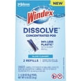 thumbnail image 1 of Windex Dissolve Glass Cleaner Concentrated Pod Refills (2-Pack) 399, 1 of 2