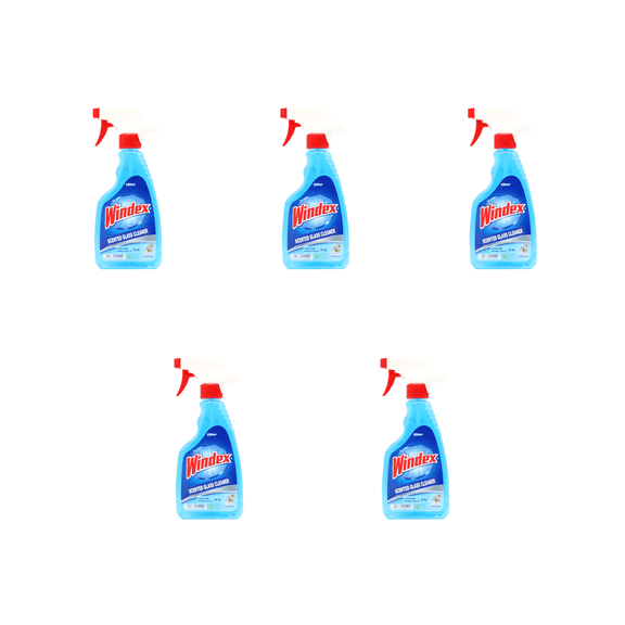 Windex Fresh Scent Glass Cleaner – 5 Pack bottles  (16.9 fl oz x 5 )