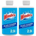 thumbnail image 1 of Windex Glass Cleaner Concentrate, Two 2.9 Ounce Concentrated Refill Bottles, 1 of 12