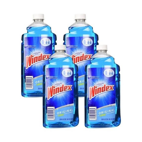 Windex Glass Cleaner Original 67.6 Fl Oz (Pack of 4)