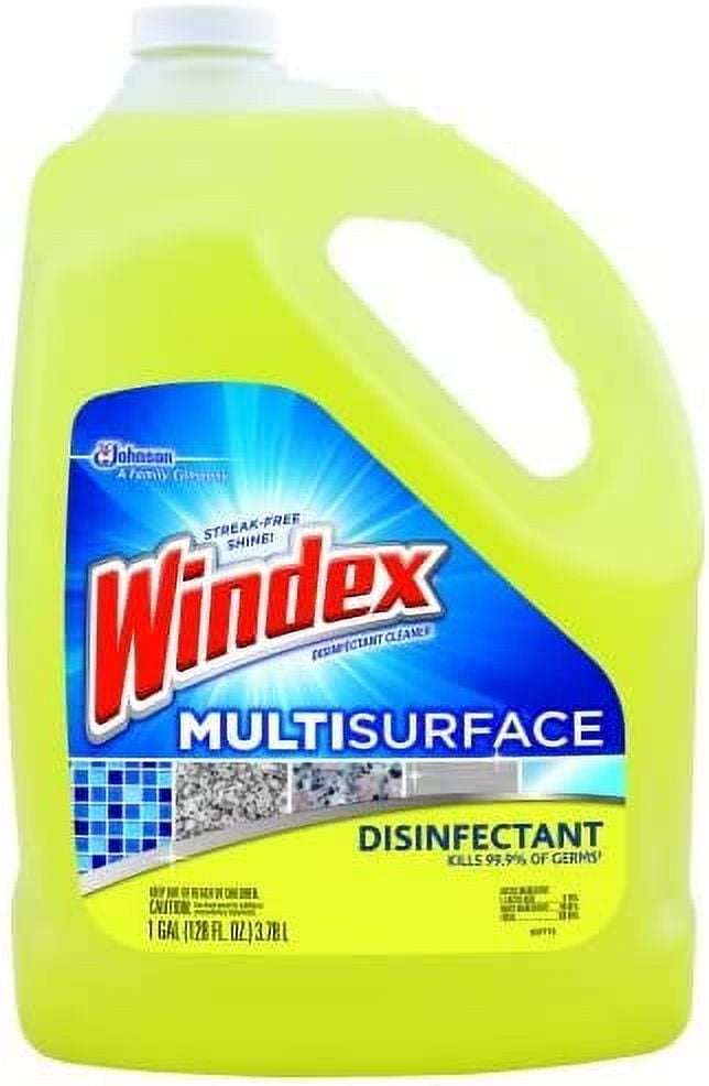 Windex Multi Surface Disinfectant Cleaner, 1 Gallon 4 per case