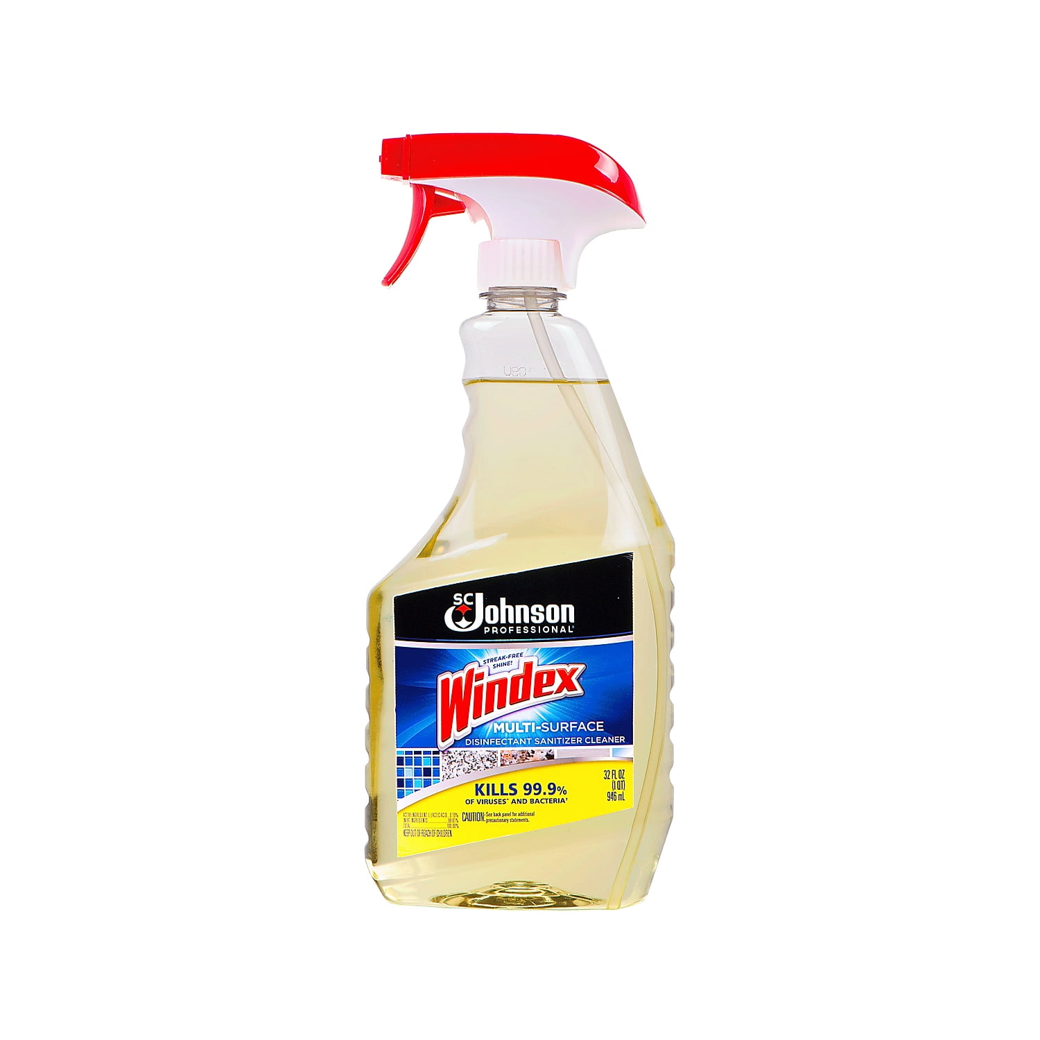 Windex MultiSurface Disinfectant Cleaner, Citrus Scent, 32 oz Bottle