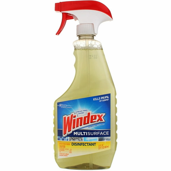 Windex Multi-Surface Disinfectant Cleaner Spray, Original, 23 fl oz (2 pack) (Bundle)