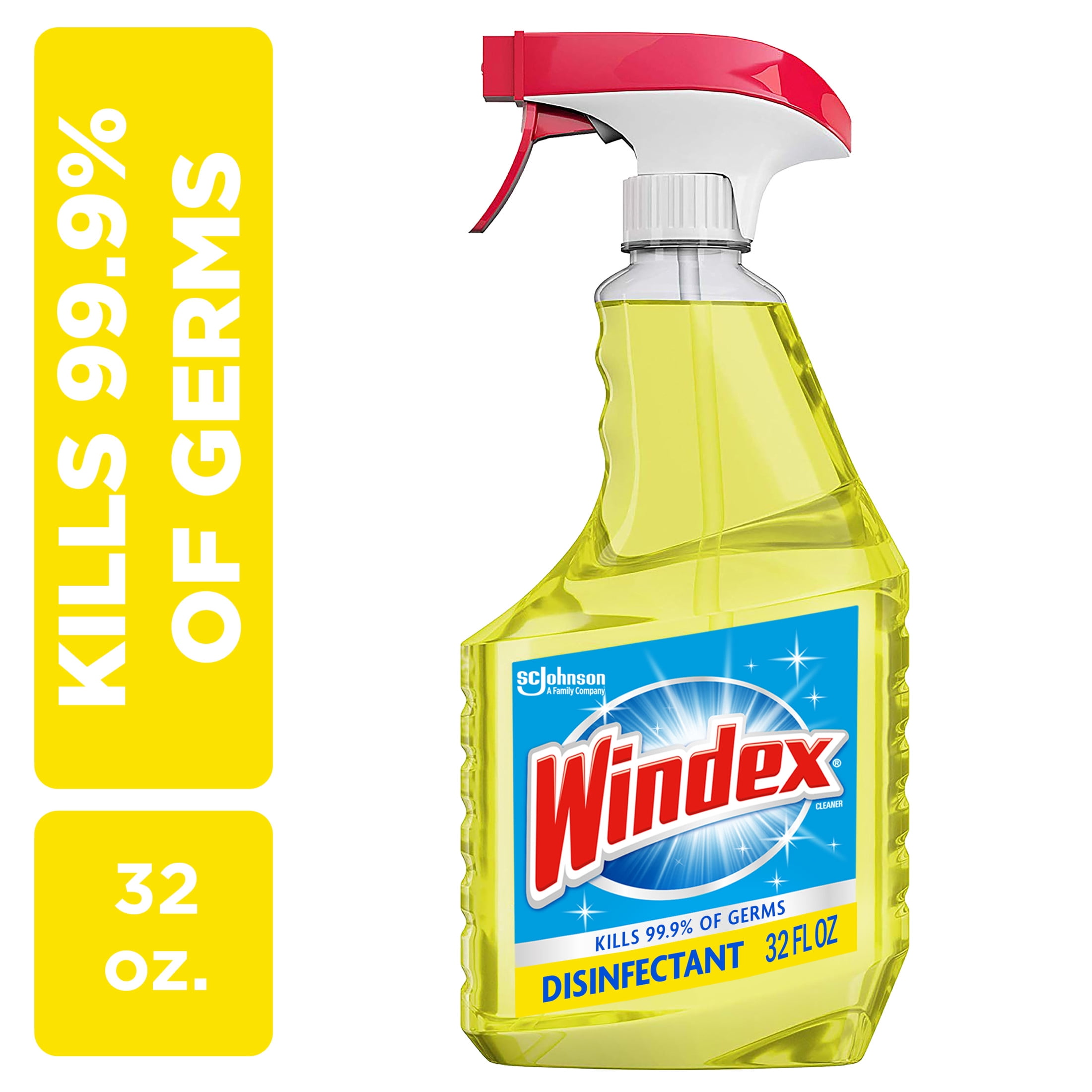 Windex Disinfectant Hard Surface Cleaner Multi Surface Citrus Fresh Spray Bottle 32 fl oz