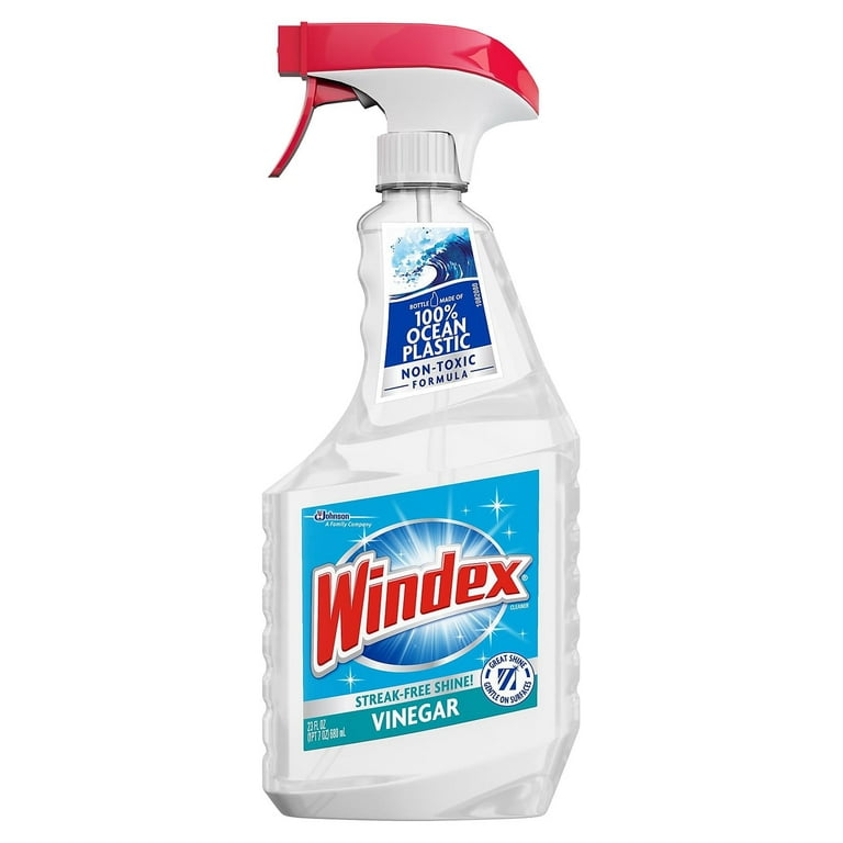 Windex Vinegar Multi-Surface Cleaner Trigger, 9 ct, 23 fl oz