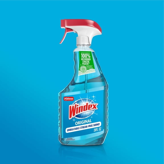 Windex Original Blue Window and Glass Cleaner Spray - 26 fl oz