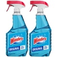 thumbnail image 1 of Windex Original Glass Cleaner, Streak-Free Window Cleaner Spray, 23 fl oz, 2 Count, 1 of 15