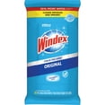 thumbnail image 1 of 6-pack Windex Original Glass Wipes - Disposable Household Cleaning Wipes - 6 Pack, 28 Ct Each — Residential Use, Standard Application, 1 of 1