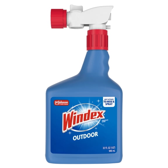 Windex Outdoor Multi-Surface Cleaner, Concentrated Sprayer, 32 fl oz