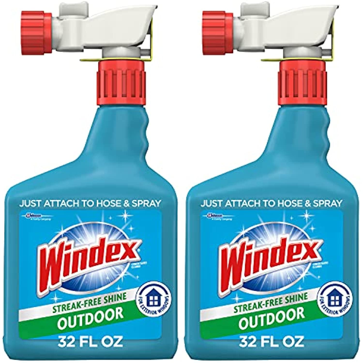 Windex Outdoor Glass & Patio Concentrated Cleaner, 2 Ct, 32 Fl Oz