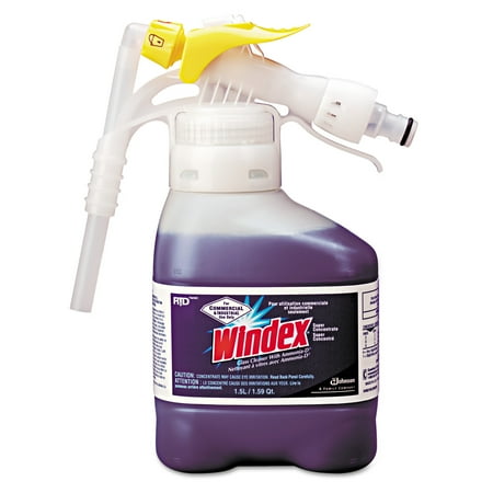 Windex Super-Concentrated Ammonia-D Glass Cleaner RTD, 50.7oz Bottle