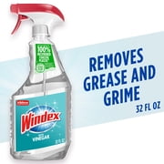 Windex with Vinegar Glass, Window, Mirror, and Glass Stove Top Cleaner, Spray Bottle, 32 fl oz