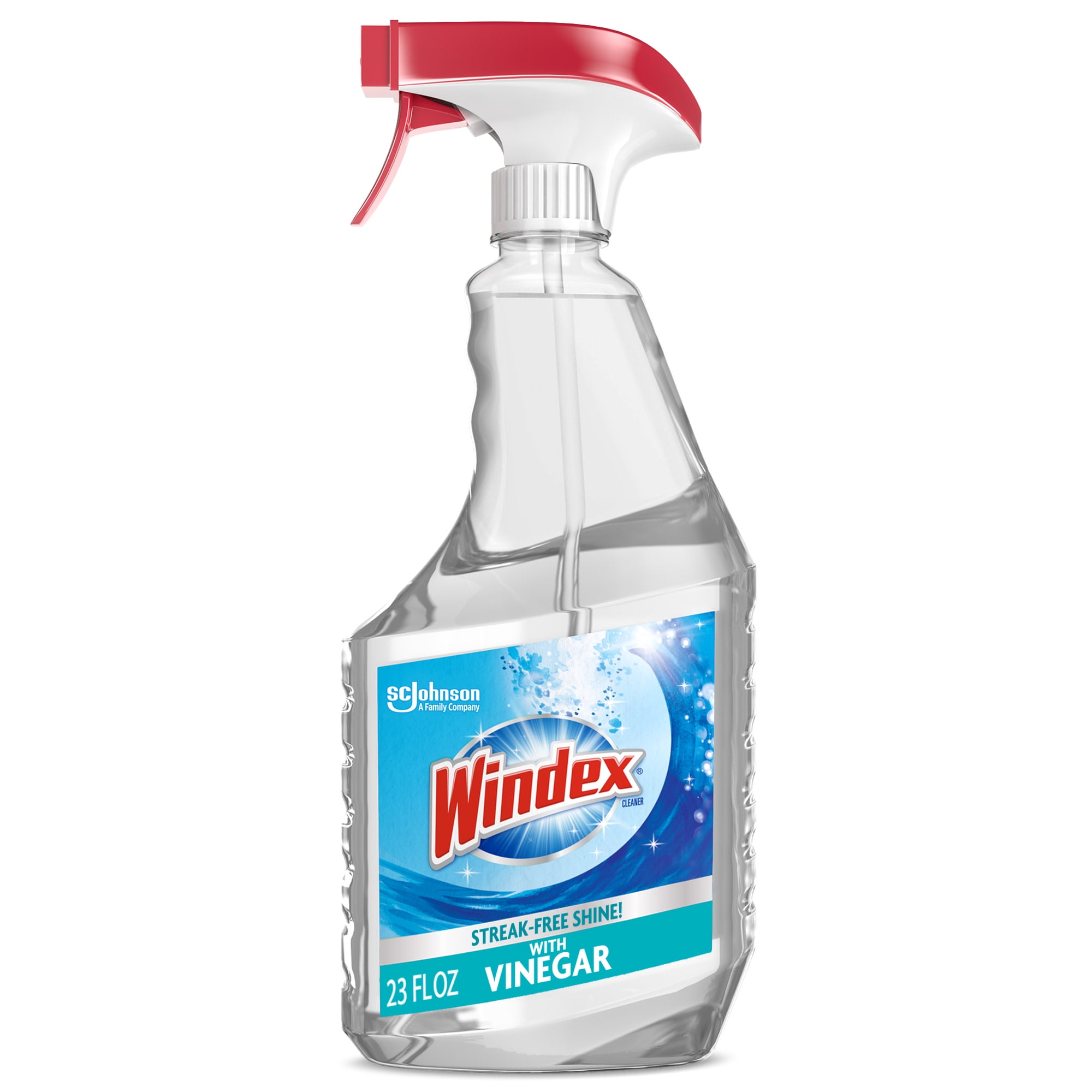 Windex® with Vinegar Glass Cleaner, Spray Bottle, 23 fl oz