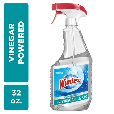 Windex® with Vinegar Glass Window Cleaner, Spray Bottle, 32 fl oz