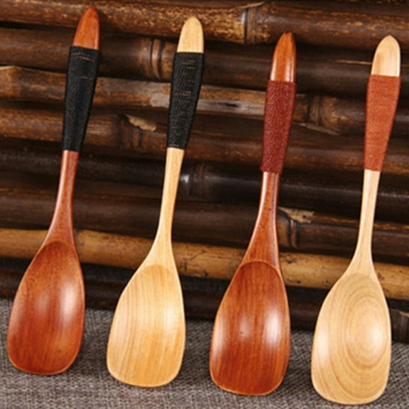 Windfall 1/4pcs Wooden Cooking Utensil Tool Gift, 3.15"