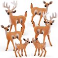 thumbnail image 1 of Windfall 1 Pcs Forest Animals Figure Toys,Realistic Toy Deer Figure,Handmade Creatures Deer Figurines Toys Treasures for Ages 3 4 5 Boys and Girls, 1 of 8