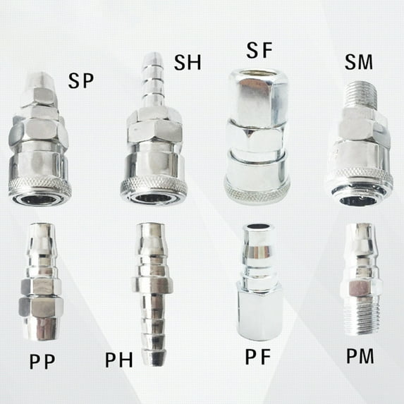 Windfall 1Pc Pneumatic fitting C type High pressure coupling PP20 SP20 PF20 SF20 PH20 SH20 PM20 SM20 Air Hose Quick compressor connector