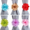 thumbnail image 1 of Windfall 2pcs Flower Curtain Tie Back, Window Curtain Tieback Holder Drape Panel Sheer Strap Home Decor, 1 of 3
