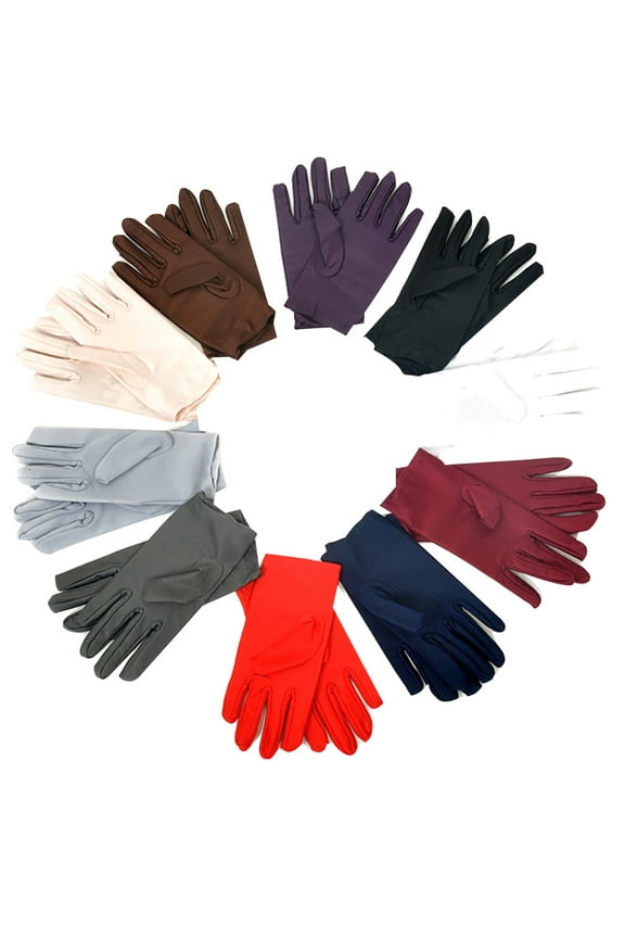 Windfall 3 Pairs Cotton Gloves, Resuable Soft Works Glove or Moisturizing Dry Hands Coin Jewelry Silver Archival Costume Inspection