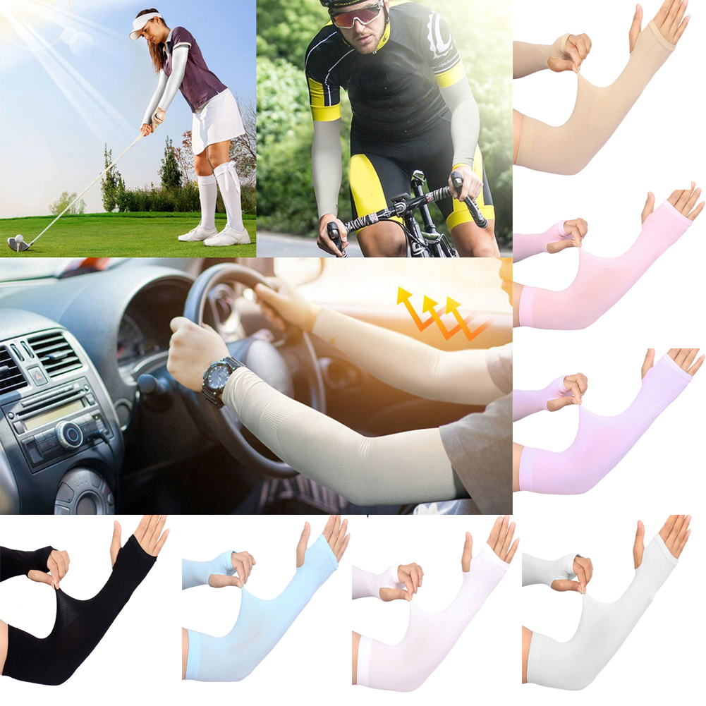 Windfall 3 Pairs UV Protection Cooling Arm Cover for Men Women ...
