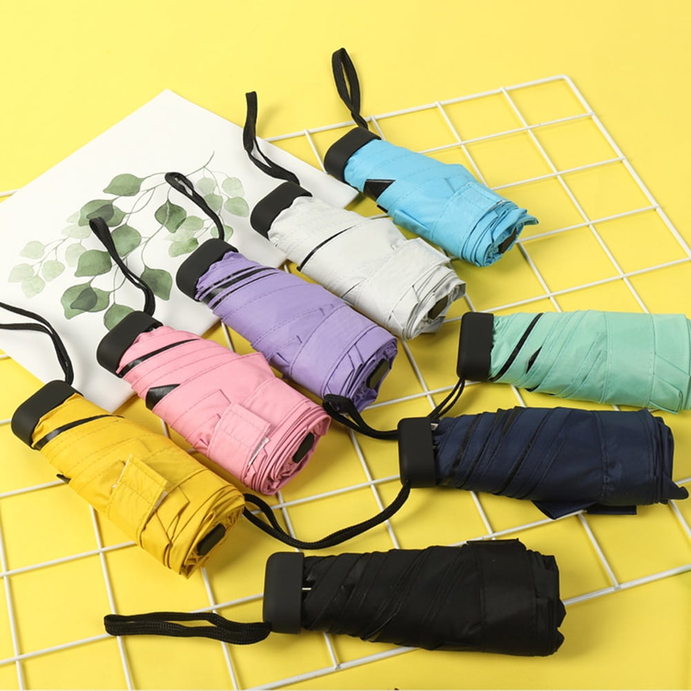 Windfall 5-Fold Super Lightweight Mini Travel Anti-UV Rainproof Folding ...