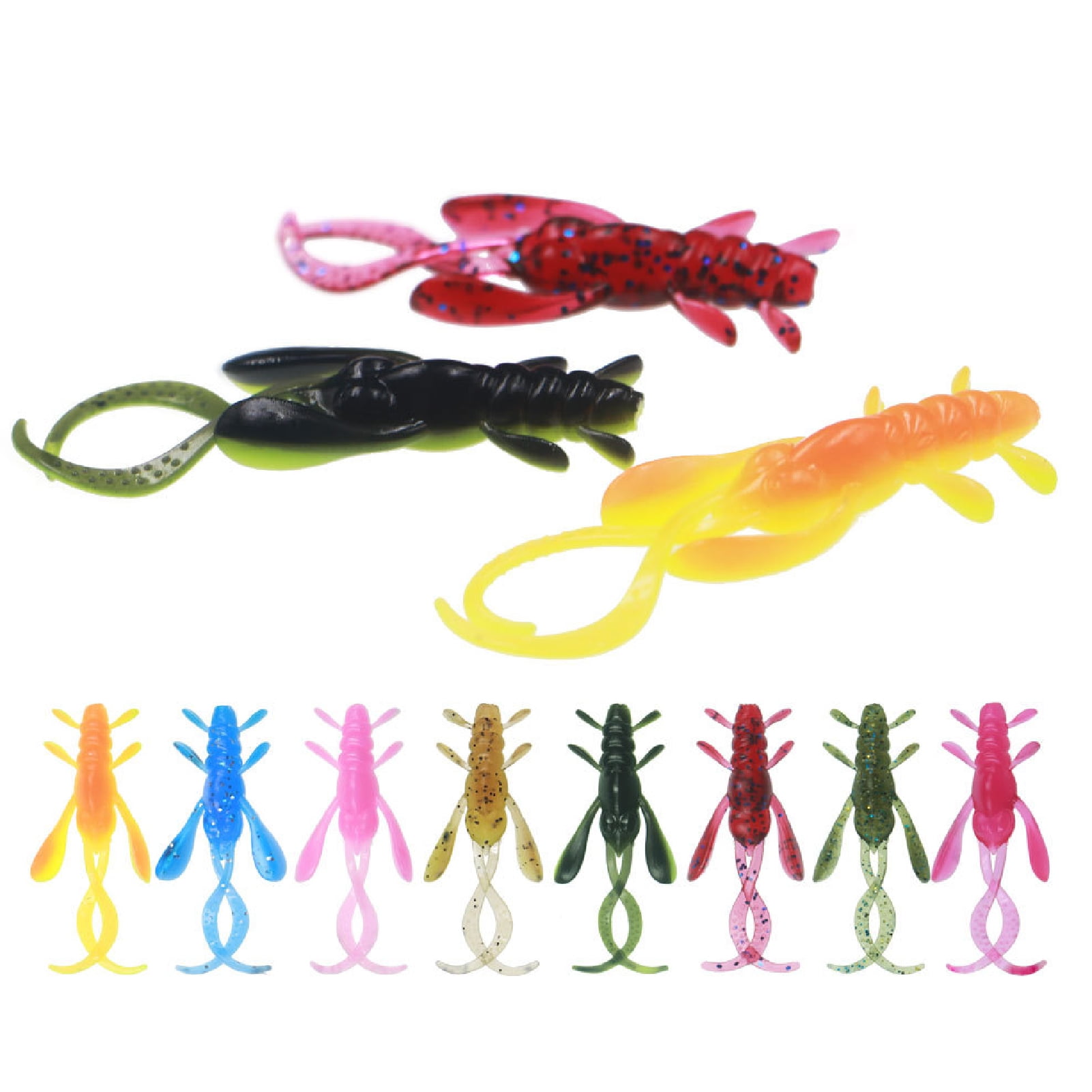 Windfall 5Pcs/Set 5cm Soft Fake Fish Baits Artificial Lure Bionic ...