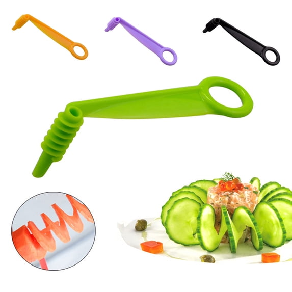 Windfall 5pcs Portable Potato Carrot Spiral Slicer Kitchen Fruit Vegetable Cutter Kitchen Tool