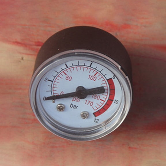 Windfall Axial Pressure Gauge, Y40Z 1.2MPA 12KG Electrophoresis Barometer BSP Axial Water Pressure Gauge Meter