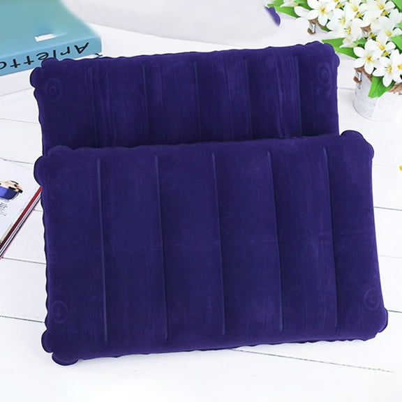 Windfall Car Camping Soft Smooth PVC Air Cushion Portable Inflatable Head Rest Neck Support Pillow for Outdoor Travel