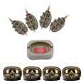 thumbnail image 1 of Windfall Carp Fishing Inline Method Feeder Set 4 Bait Feeders with 1 Quick Release Moulds for Bait Holder Tool Carp Fishing Accessories Tackle, 1 of 7